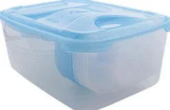 SET 13 BOITES ALIMENTAIRES BLEU