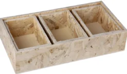 SET 4 BOITES DE RANGEMENT OSB