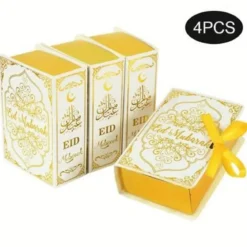 SET 4 BOITES LIVRE POUR CADEAU OU BONBONS