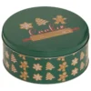 SET 3 BOITES METAL ROND NOEL
