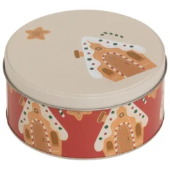 SET 3 BOITES METAL ROND NOEL