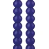 SET 2 BOUGIES BOULES CHANDELLES BLEUE 3.5X23CM