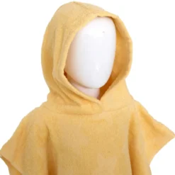 SET CAPE BAIN ET GANT MER JAUNE
