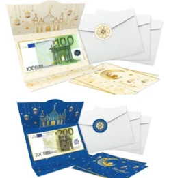 SET 6 CARTES CADEAU AVEC ENVELOPPES ET STICKERS