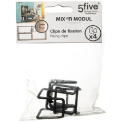 SET 4 CLIPS METAL ETAGERE MIX
