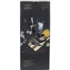 SET COCKTAIL 5 ACCESSOIRES ET 50 RECETTES