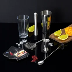 SET COCKTAIL 5 ACCESSOIRES ET 50 RECETTES