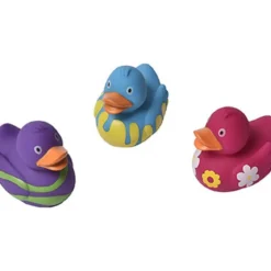 SET DE 3 CANARDS DE BAIN COLORES ENFANTINE