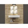 SET DE 4 MIROIRS VAGUES 28X30CM 2MM UNI