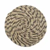SET DE TABLE 0 38CM PAILLE DE JONC ET POLYPRO NALA NOIR