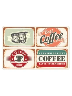 SET DE TABLE COFFEE VINTAGE