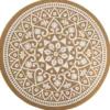 SET DE TABLE D.38CM PVC IMPRIME MANDALINE