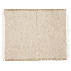 SET DE TABLE INDIRA BLANC 45X30CM