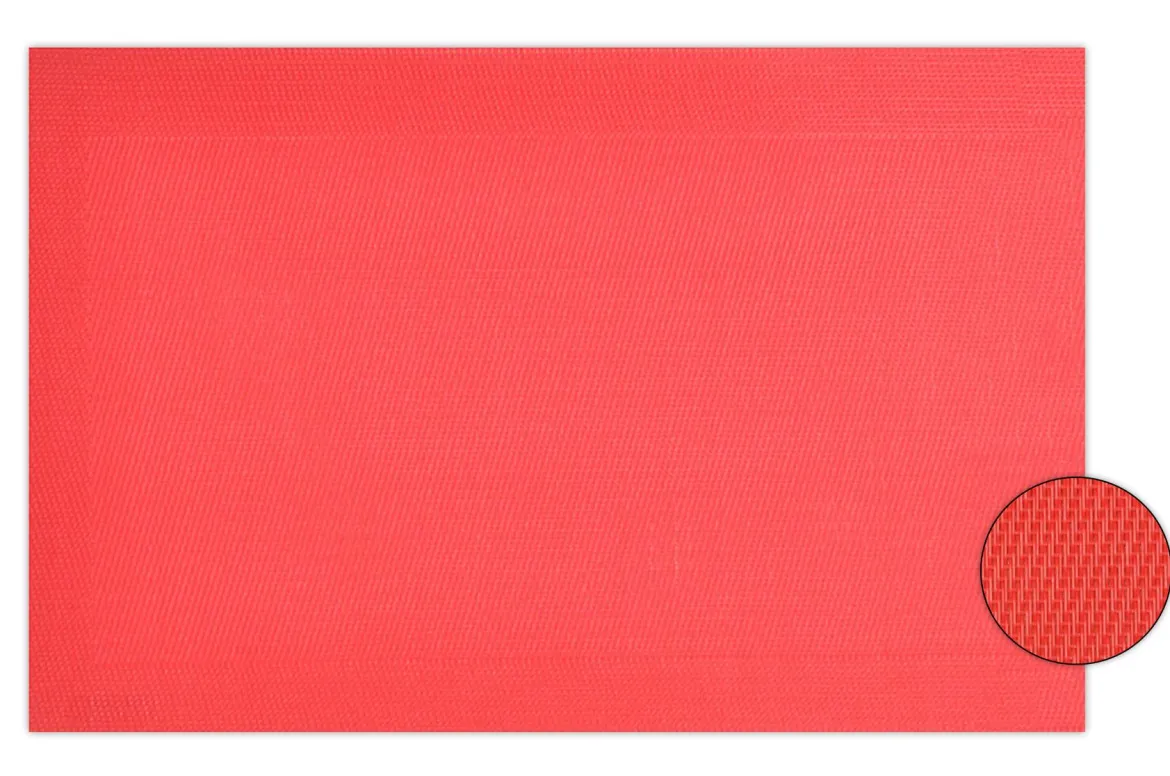 SET DE TABLE NEW YORK ROUGE30 X 45 CM