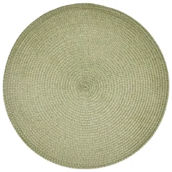 SET DE TABLE TRESSE D.38CM VERT OLIVE