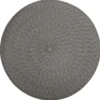 SET DE TABLE TRESSE ROND GRIS
