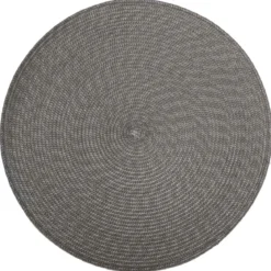 SET DE TABLE TRESSE ROND GRIS