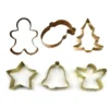 SET 3 EMPORTE PIECES NOEL DORE GRAND MODELE