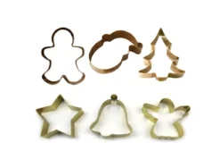 SET 3 EMPORTE PIECES NOEL DORE GRAND MODELE