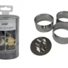 SET 3 EMPORTE PIECES ROND AVEC POUSSOIR
