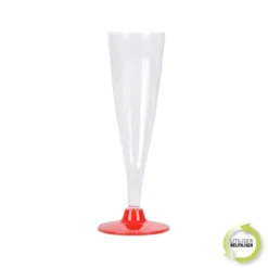 SET 6 FLUTES A CHAMPAGNE 14CL ROUGE