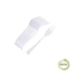 SET 12 FOURCHETTES REUTILISABLES TRANSPARENT H.18.5CM