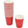 SET 20 GOBELETS CARTON 25CL ROUGE