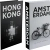 SET 2 LIVRES BOITES HONG KONG AMSTERDAM