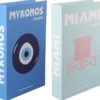 SET 2 LIVRES 27X17X4CM MYKONOS 27X17X4CM MIAMI