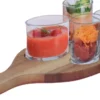 SET 5 PLATS DE SERVICE 1 PLATEAU 4 BOL EN VERRE