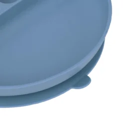 SET REPAS SILICONE BLEU