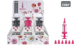 SET SERINGUE PATISSERIE AVEC 7 DOUILLES PLASTIQUE