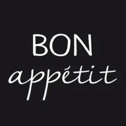 SET 20 SERVIETTES BON APPETIT 33X33CM