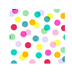 SET 20 SERVIETTES COCKTAIL 3 PLIS 25X25CM MULTI