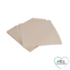 SET 20 SERVIETTES KRAFT 3 PLIS 33X33CM NATUREL