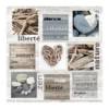 SET 20 SERVIETTES LIBERTE 33X33CM