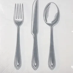 SET 20 SERVIETTES MENAGERE 33X33CM