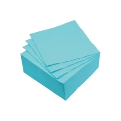 SET 40 SERVIETTES MICRO BLEU 25X25CM