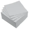 SET 40 SERVIETTES MICRO GRIS 38X38CM
