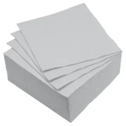 SET 40 SERVIETTES MICRO GRIS 38X38CM
