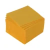 SET 40 SERVIETTES MICRO MOUTARDE 25X25CM