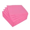 SET 40 SERVIETTES MICRO ROSE 38X38CM