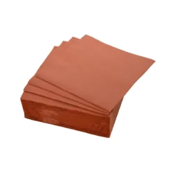 SET 40 SERVIETTES PAPIER 2 PLIS 38X38CM TERRACOTTA
