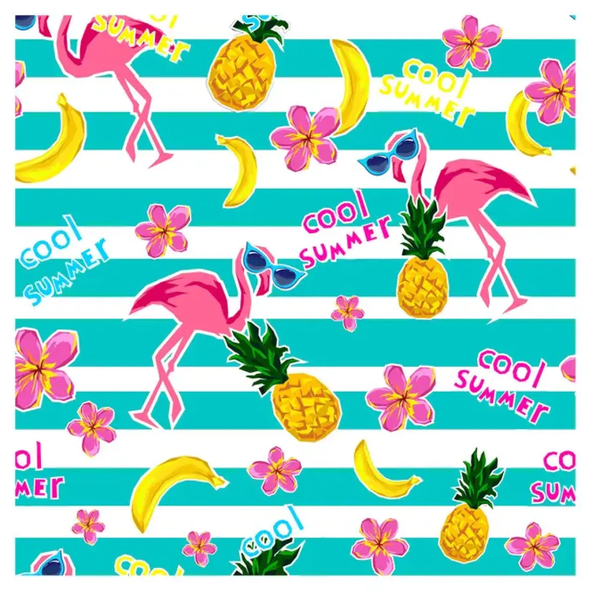 SET 20 SERVIETTES SUMMER 33X33CM