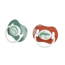 SET 2 SUCETTES PHYSIOLOGIQUE 6 MOIS CROCODILE