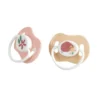 SET 2 SUCETTES SILICONE PHYSIOLOGIQUE 0 A 6 MOIS HERISSON