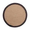 SET TABLE D.38CM JUTE UNI DARLA NOIR