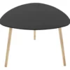 SET 3 TABLES CAFE MILEO NOIR