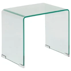 SET 2 TABLES GIGOGNES LENIA TRANSPARENT