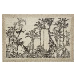 SET TABLE VINYL SAFARI D.45X30CM
